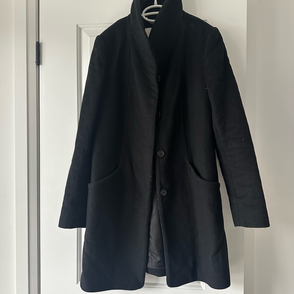 Wilfred Elegant Black Coat